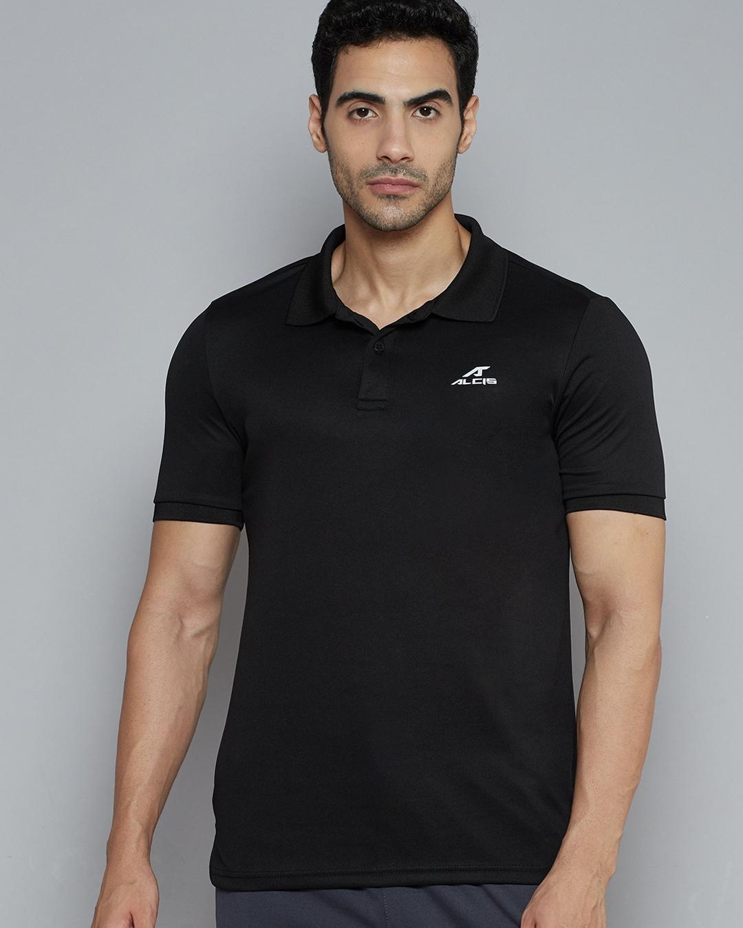 polo slim fit t shirt black