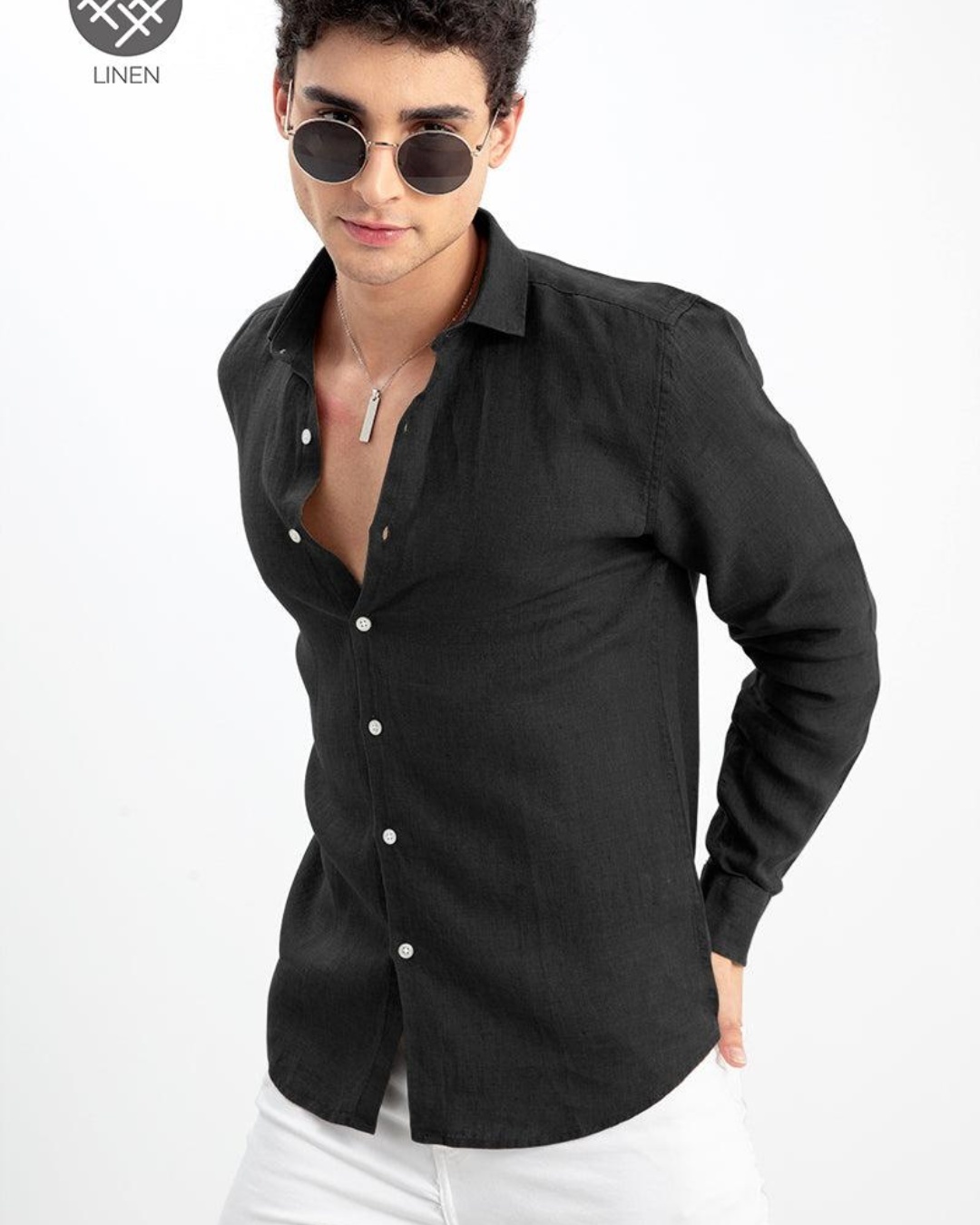 Buy Men's Black Slim Fit Shirt for Men Black Online at Bewakoof