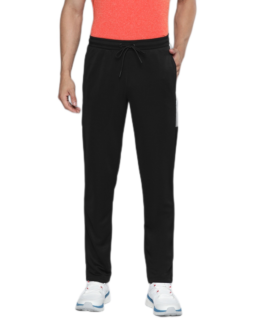 Buy Men's Black Slim Fit Track Pants Online at Bewakoof