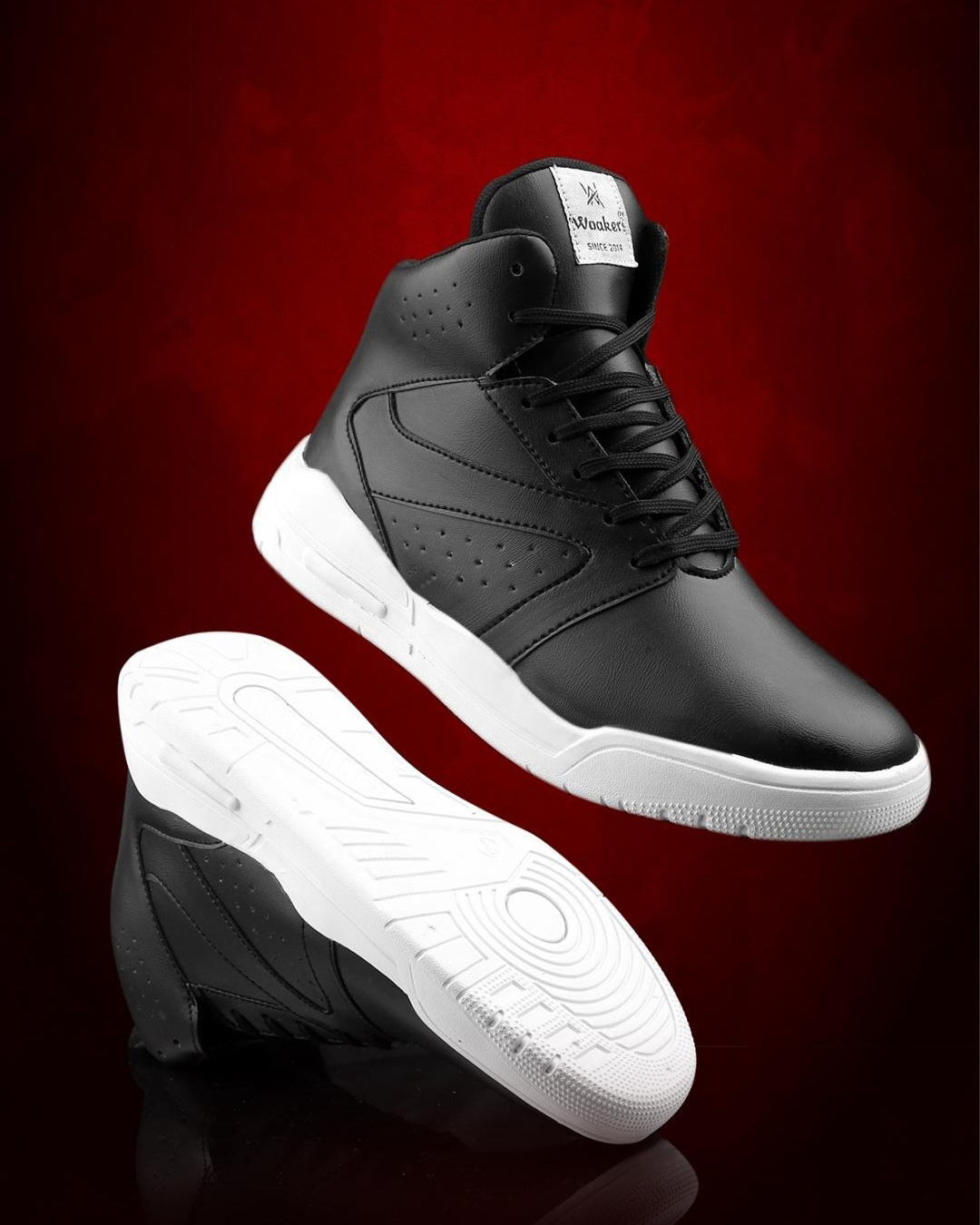 mens black shox