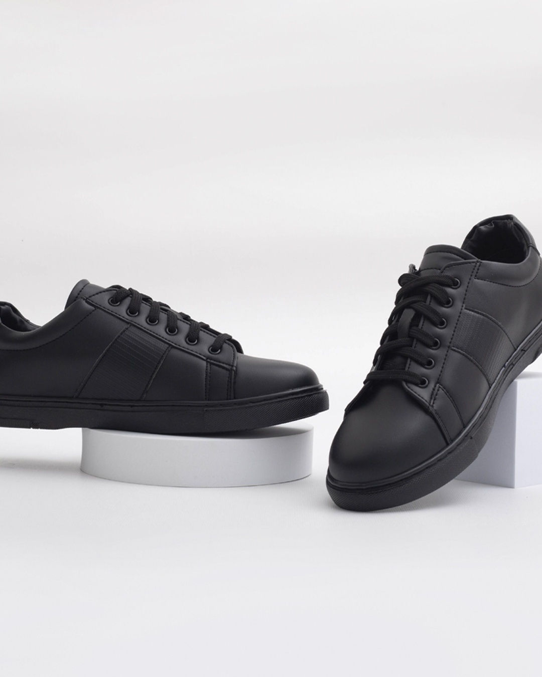 mens black sneakers on sale