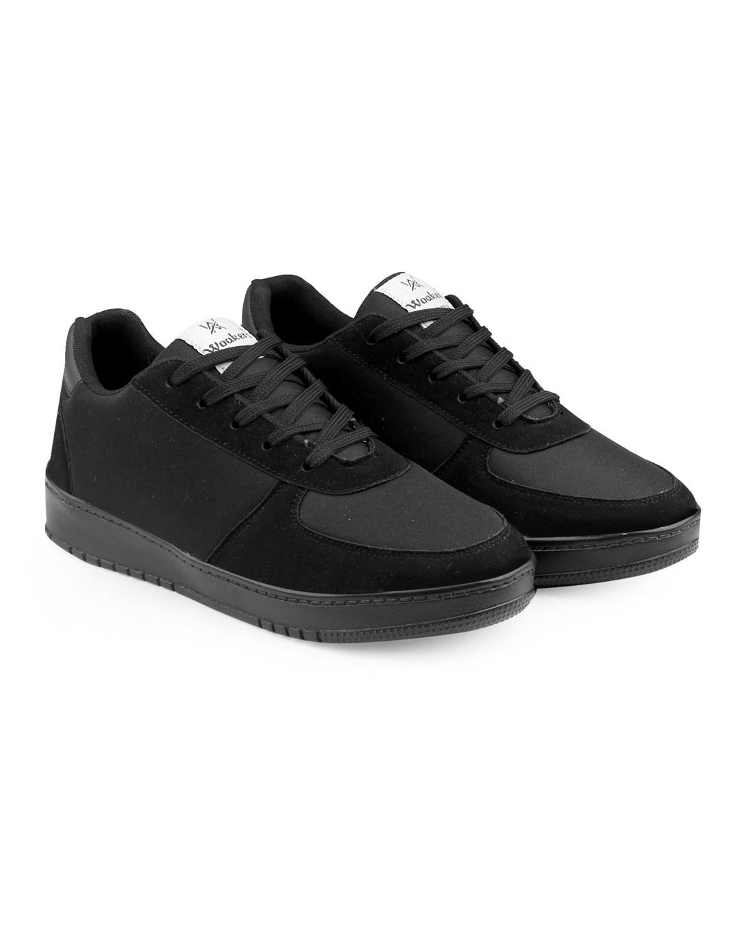 mens black walking sneakers
