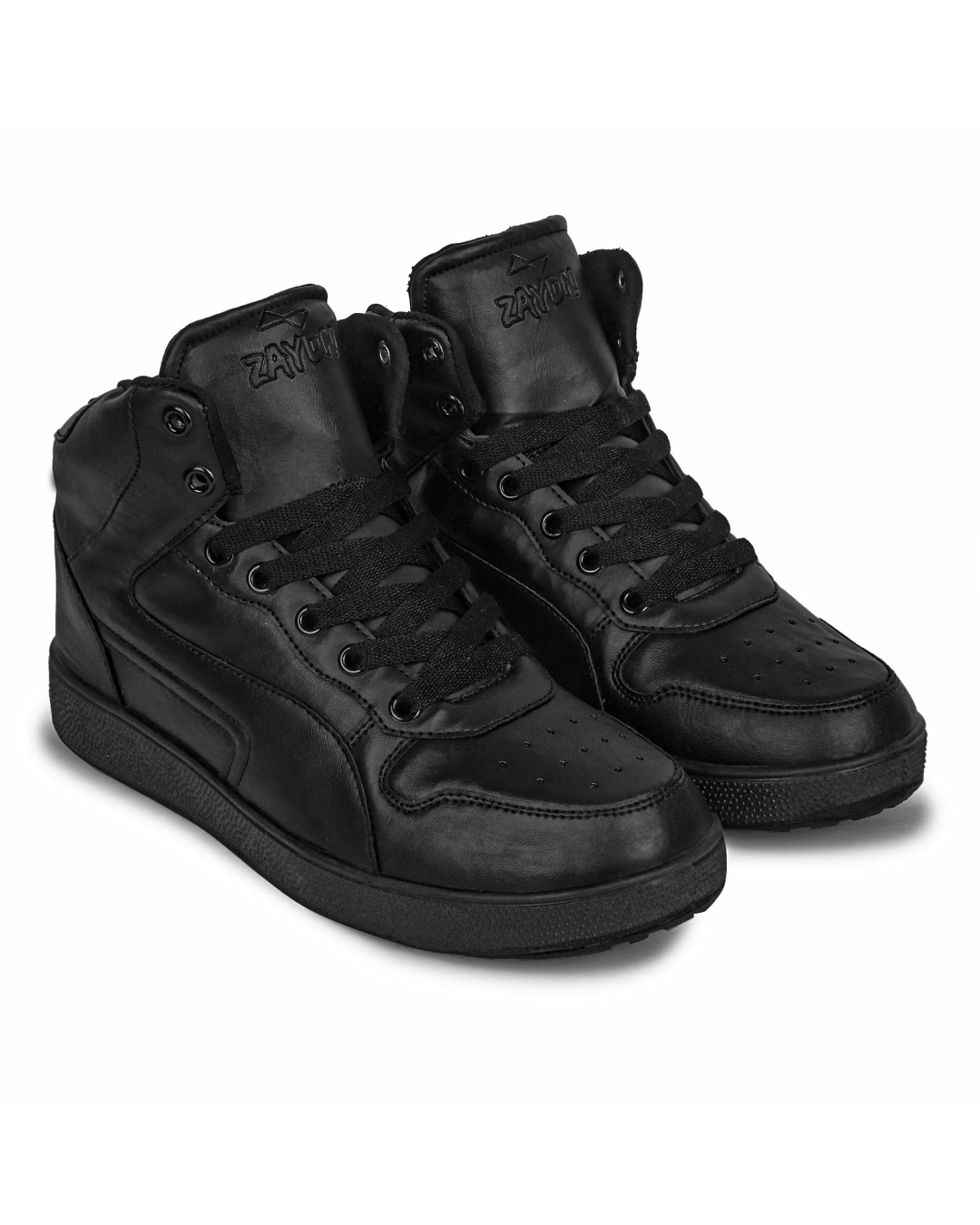 Buy Men's Black Sneakers Online in India at Bewakoof