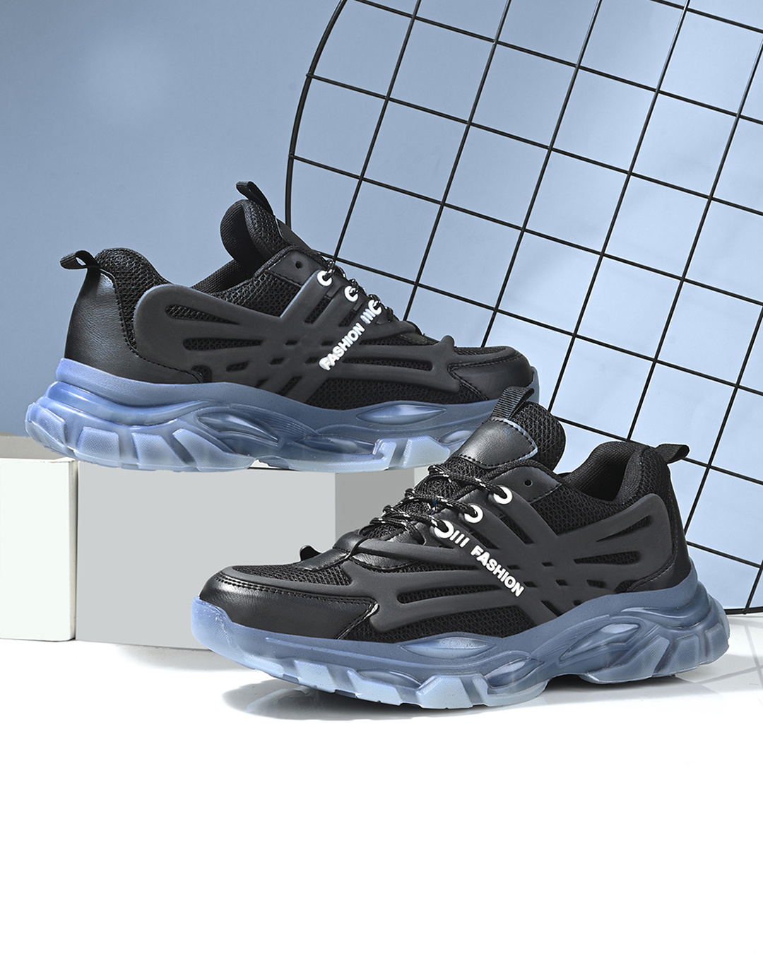 mens black sneakers on sale