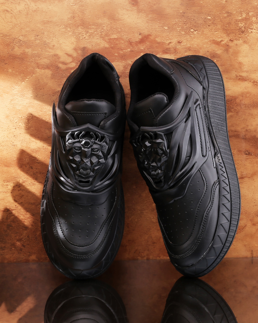 Buy Men's Black Sneakers Online in India at Bewakoof