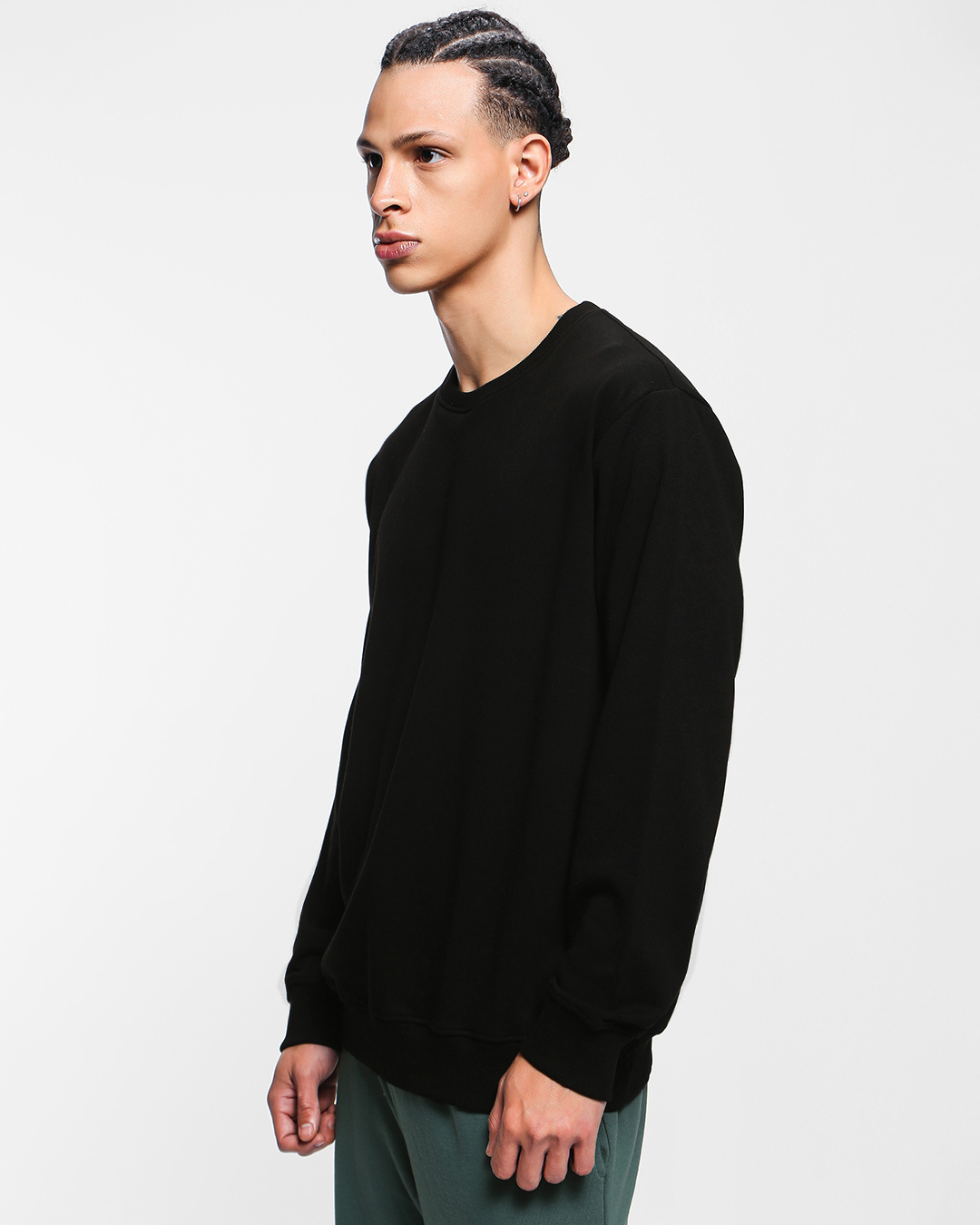 Shop Men's Black Sweatshirt-Back