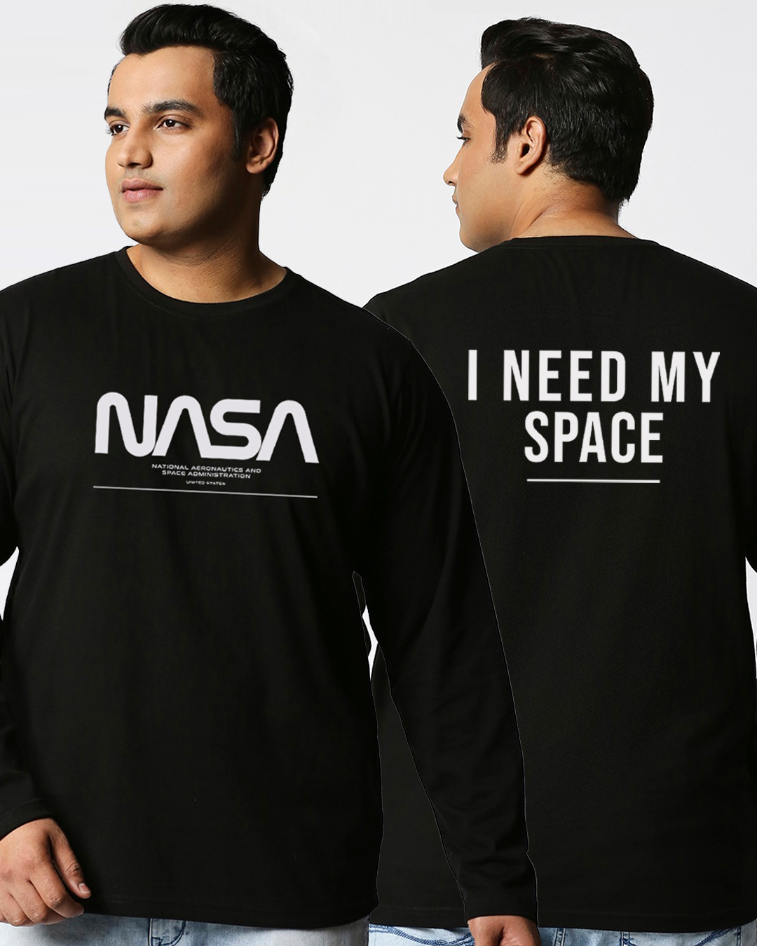 plus size nasa t shirt