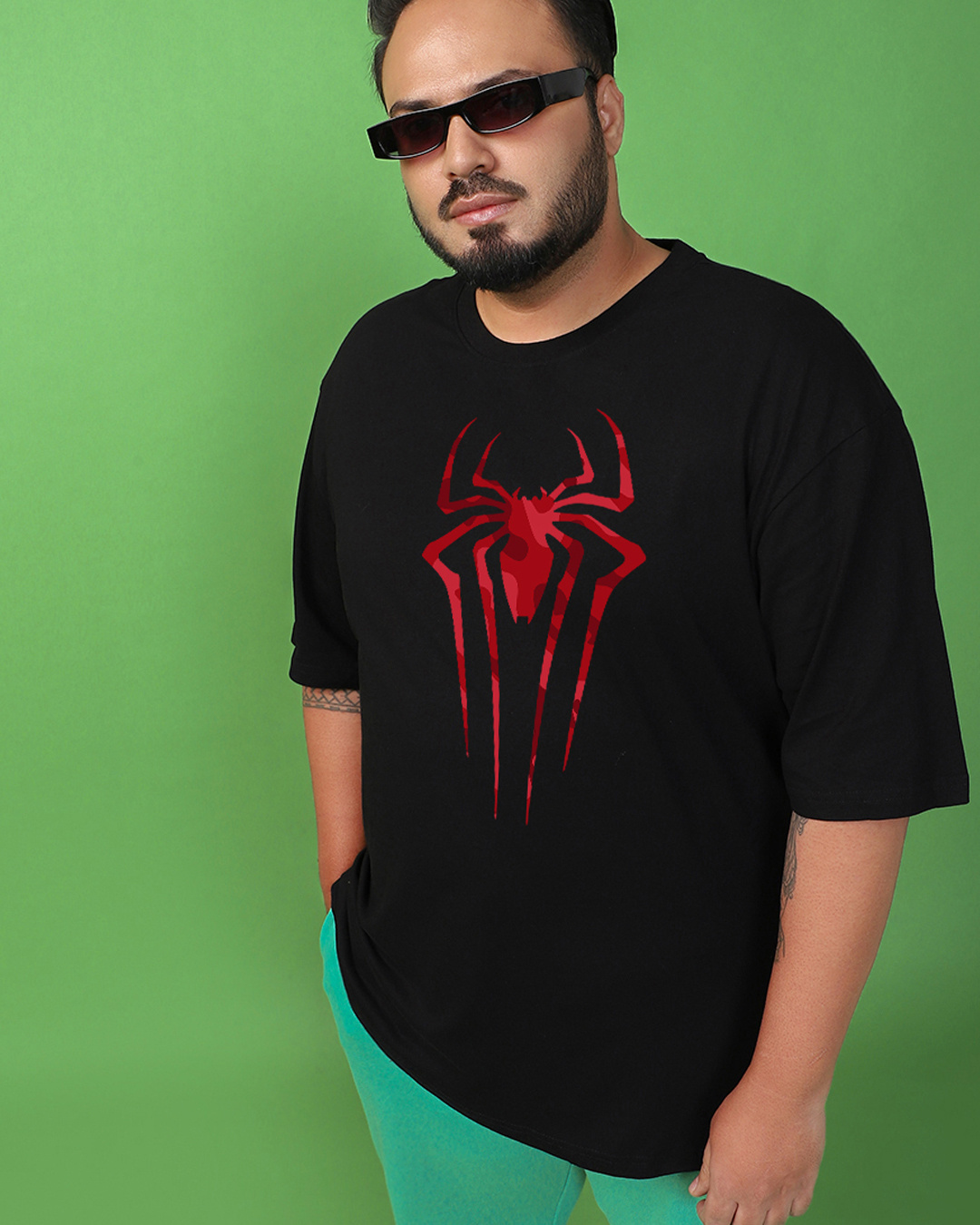 Spider Logo Printed Men's Premium Quality In Cheapest Price T-Shirt main image 1