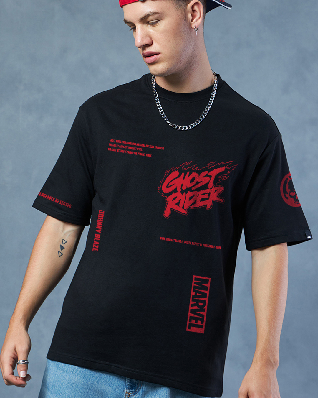 BB Pistol Pete Black Oversized Stadium Graphic Tee main image 1