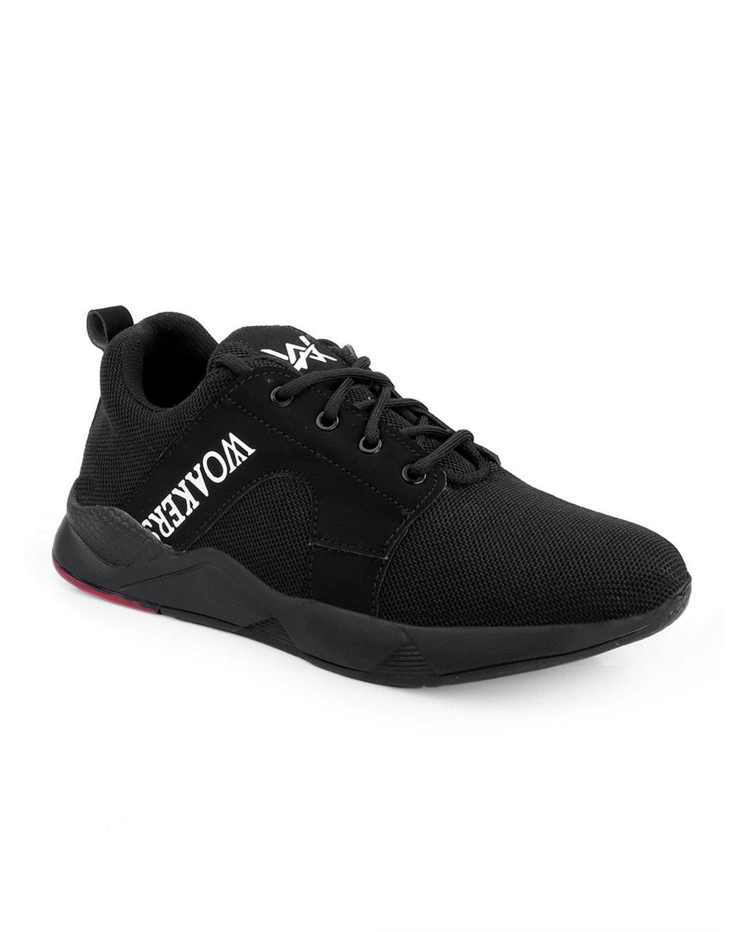 Shop Men's Black Sports Shoes-Back