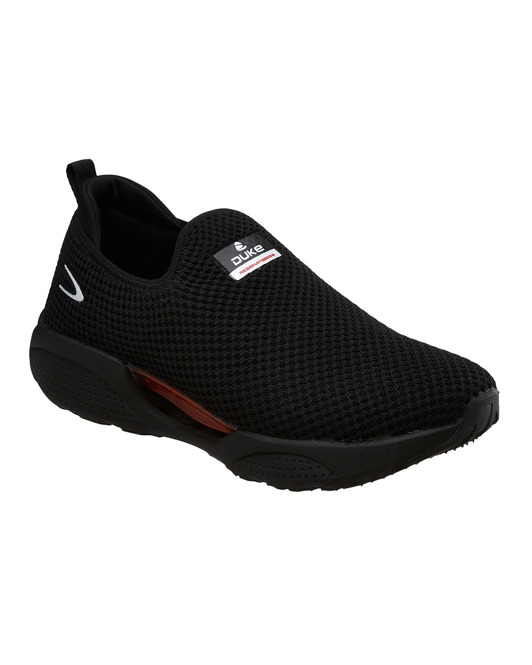 Shop Men's Black Sports Shoes-Back