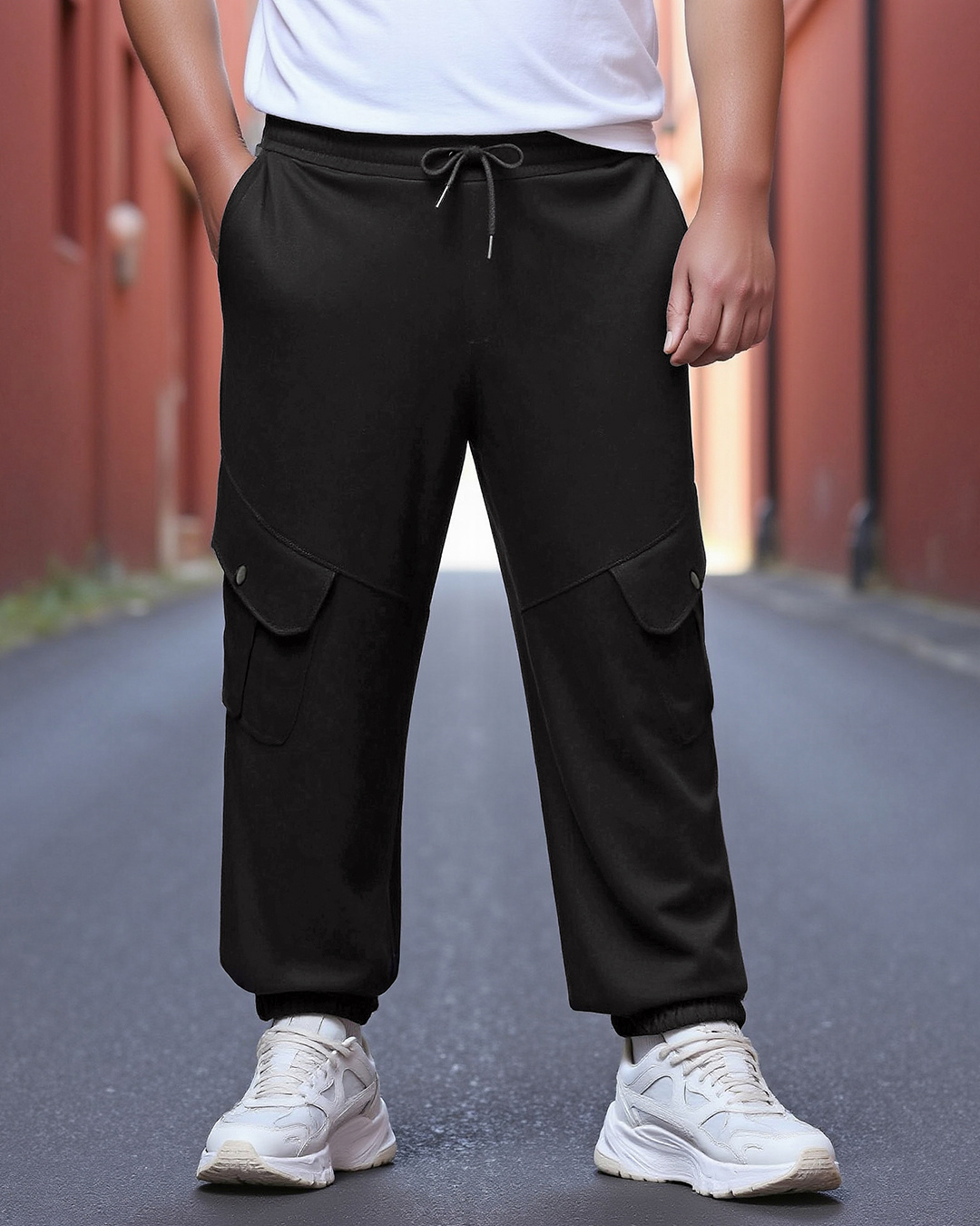 Men Plus Size Loose Jogger Jeans