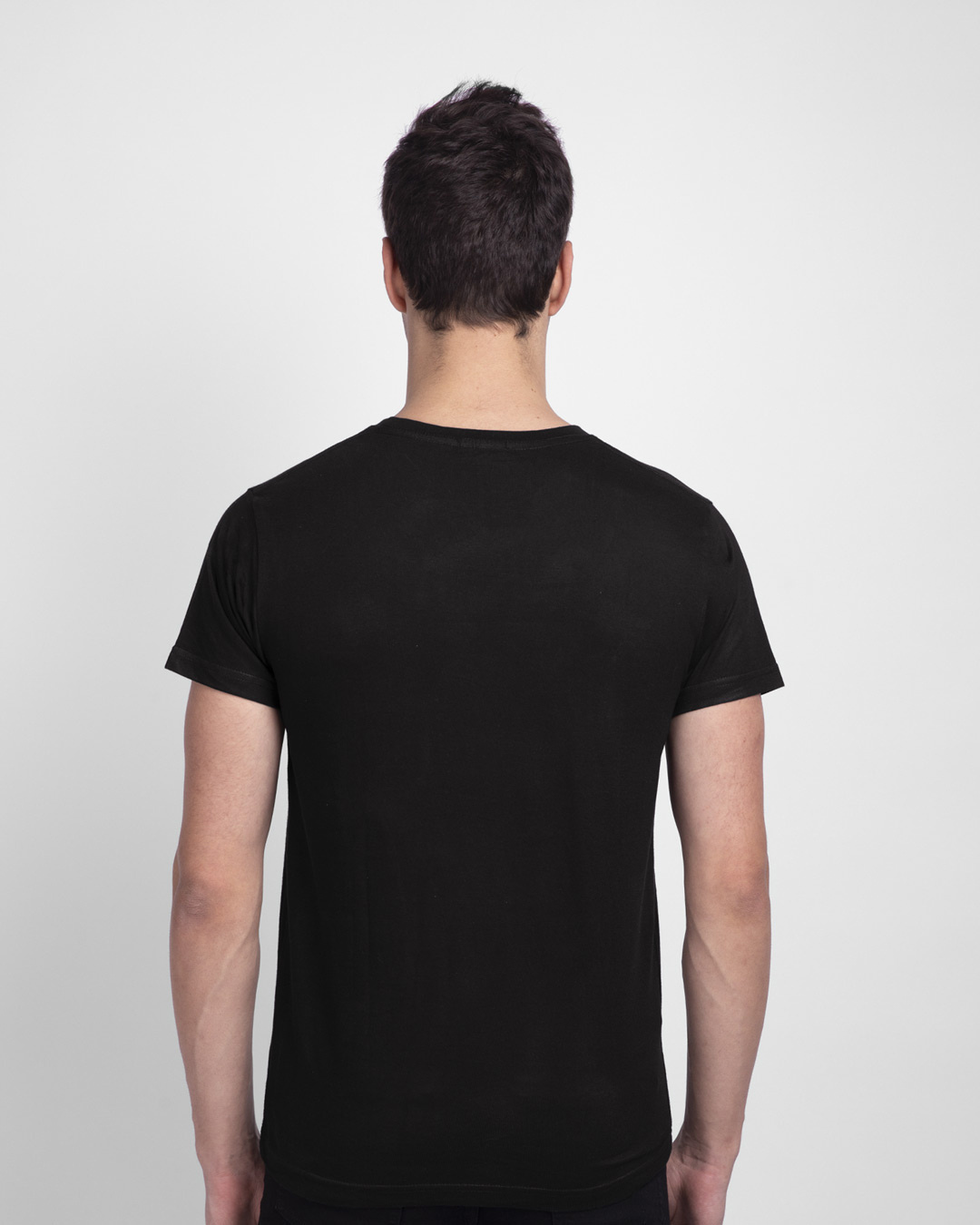 Shop Men's Black Superman Line (SML) Graphic Printed T-shirt-Back
