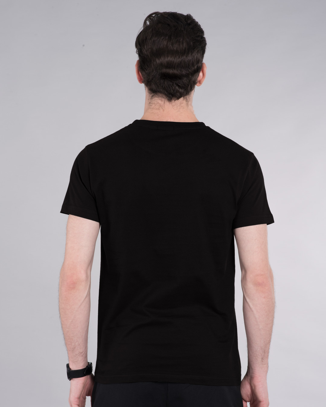 Shop Men's Black Tera Bhi Katega Typography T-shirt-Back