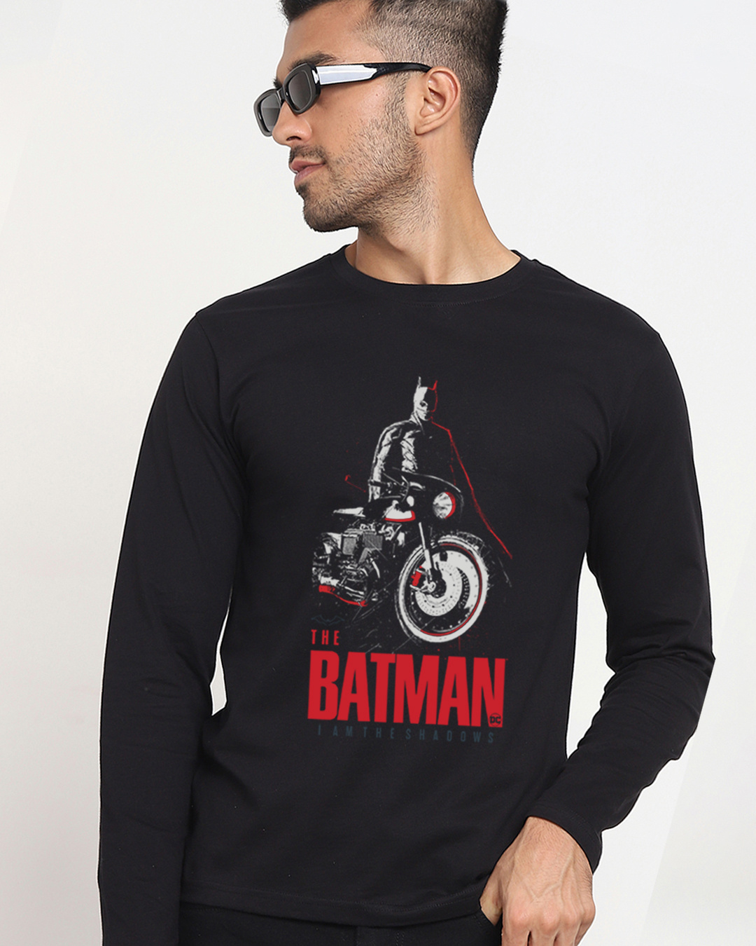 Shop Men's Black The Bat Cycle T-shirt-Back