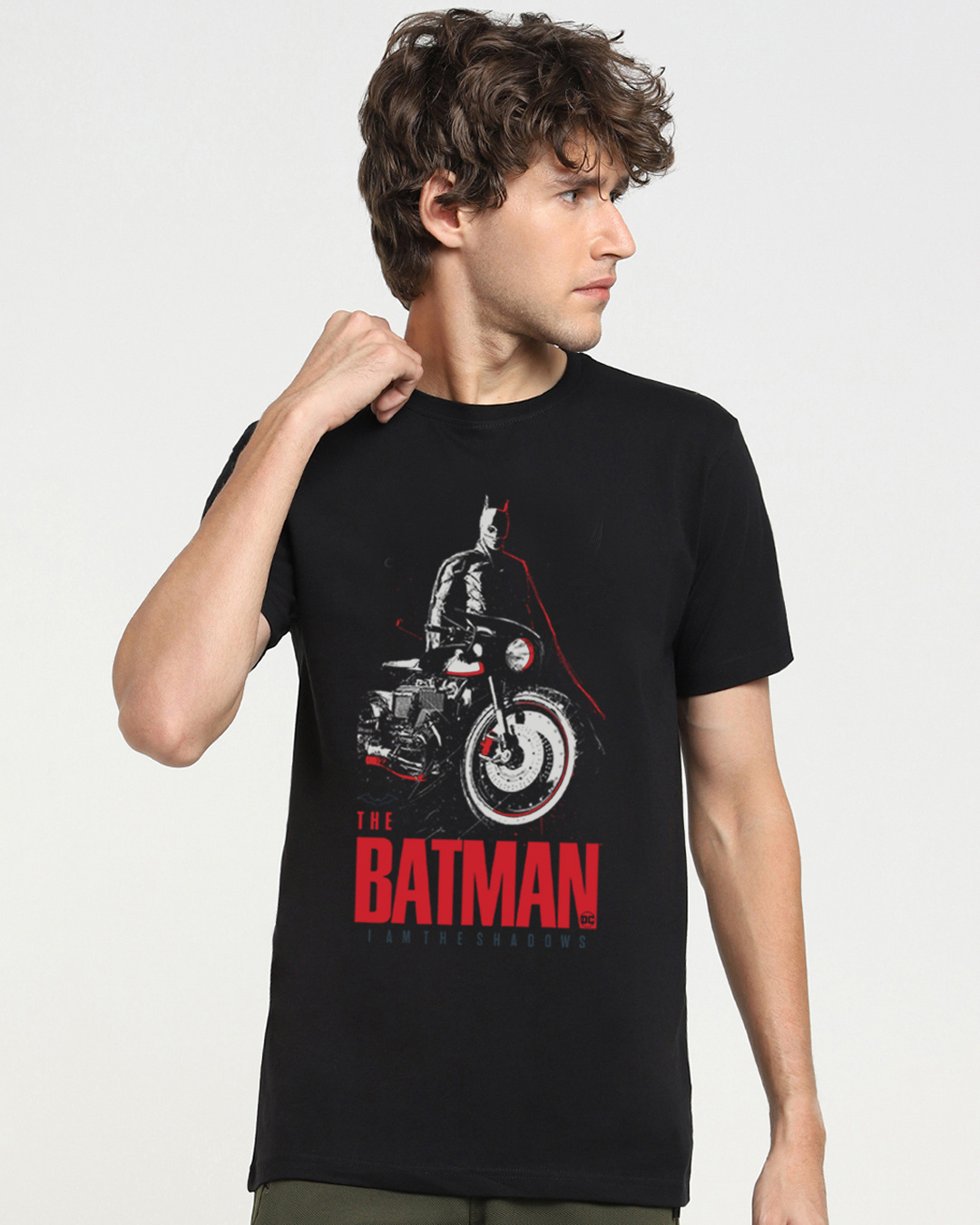 Shop Men's Black The Bat Cycle T-shirt-Back