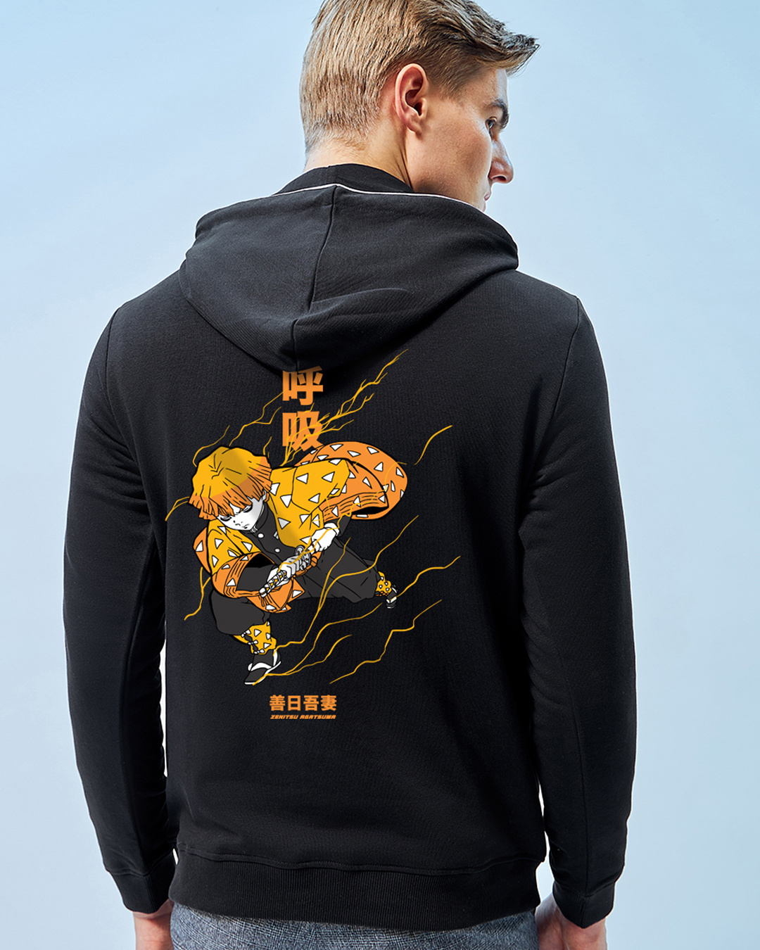 Noeiko – Zenitsu Agatsuma Thunder Breathing Limited Edition Anime Hoodie