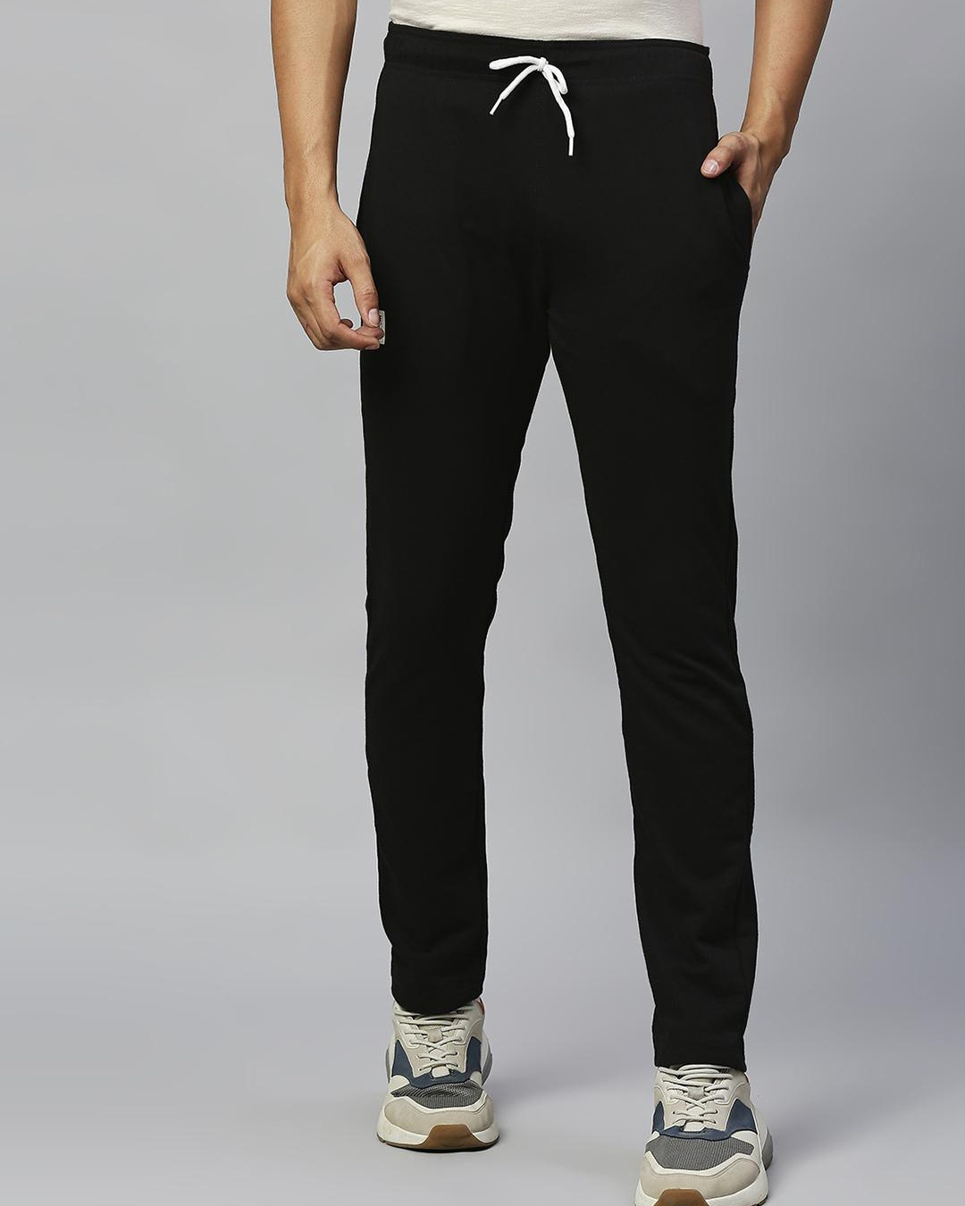 Buy Men's Black Track Pants Online at Bewakoof