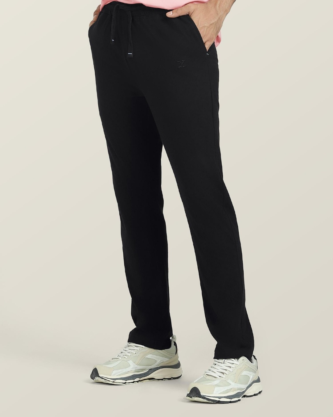 Buy Men's Black Track Pants Online at Bewakoof