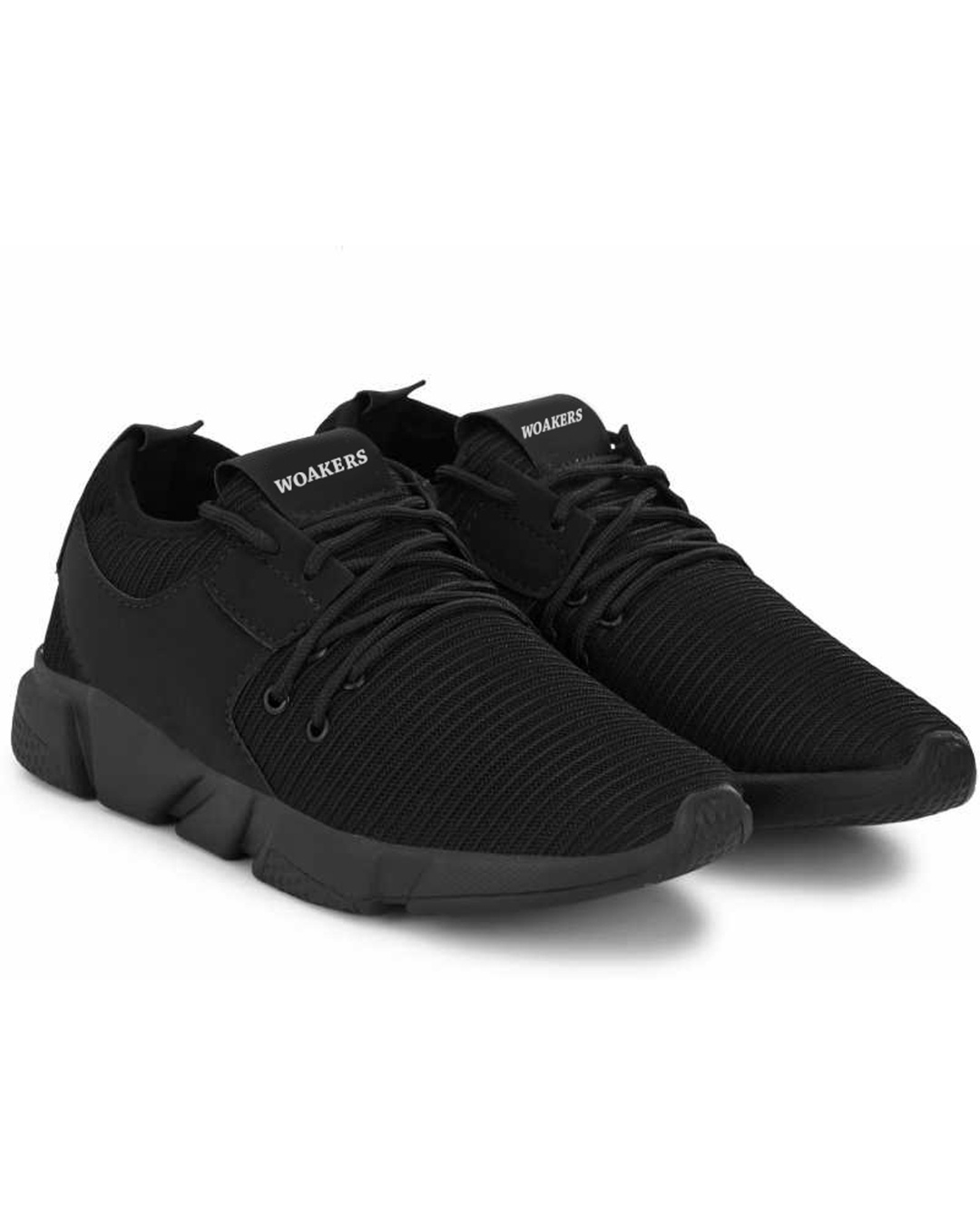 Buy Men's Black Trendy Sports Shoes Online in India at Bewakoof