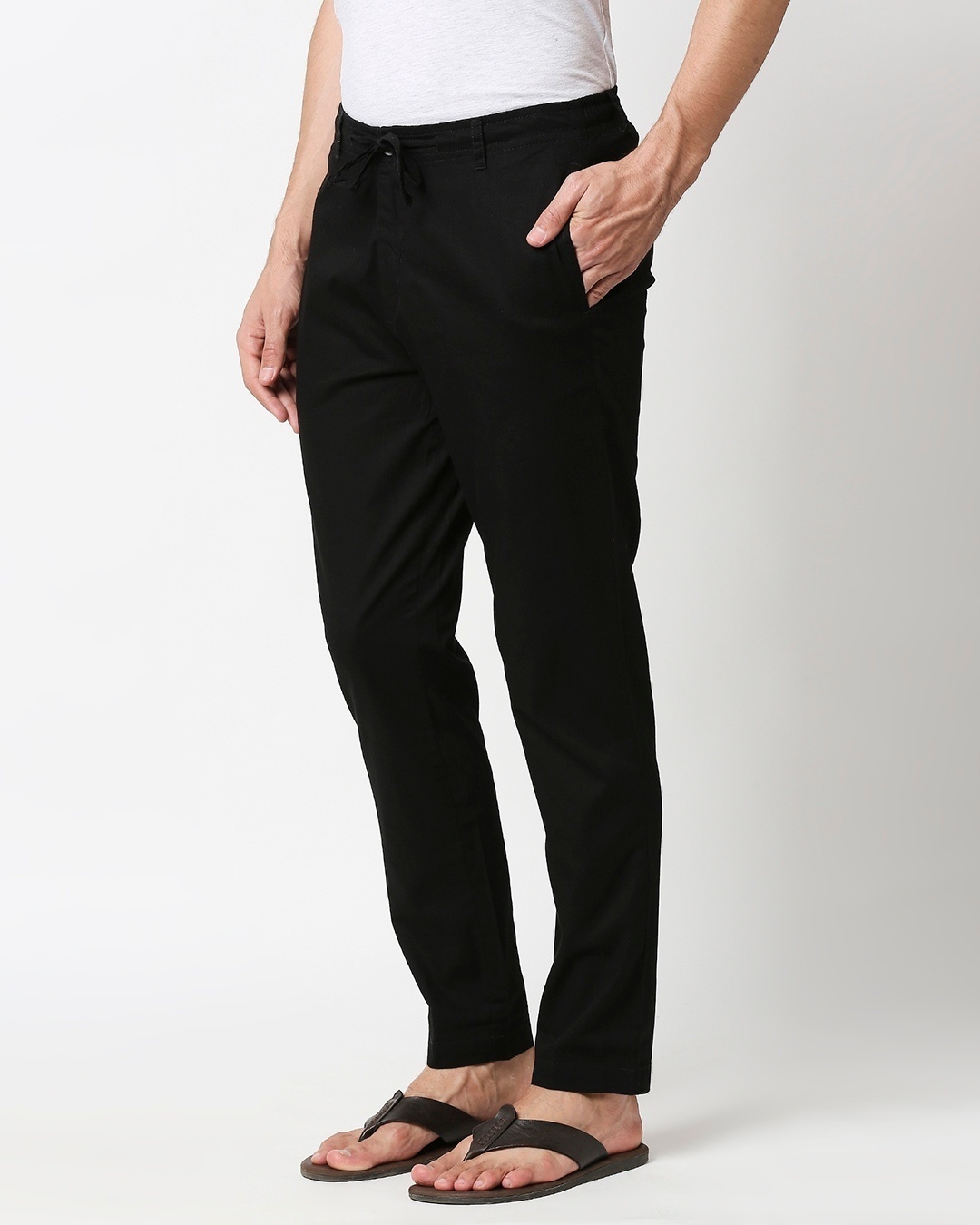 Shop Men's Black Trousers-Back