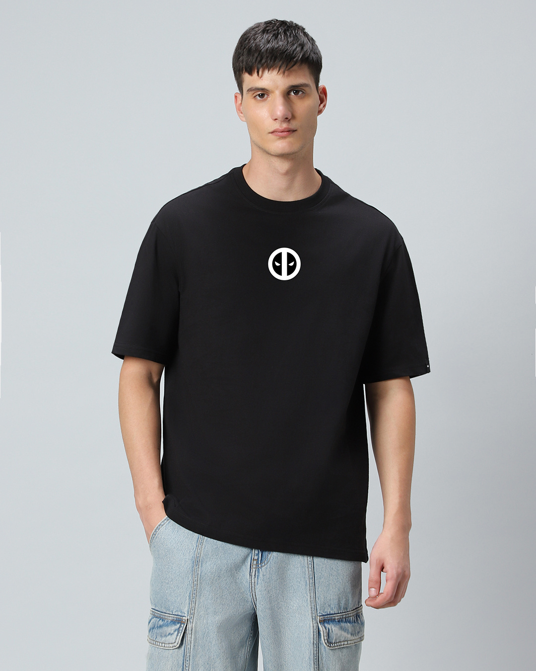 Shop Men's Black Weapon XI Graphic Printed Oversized T-shirt-Back