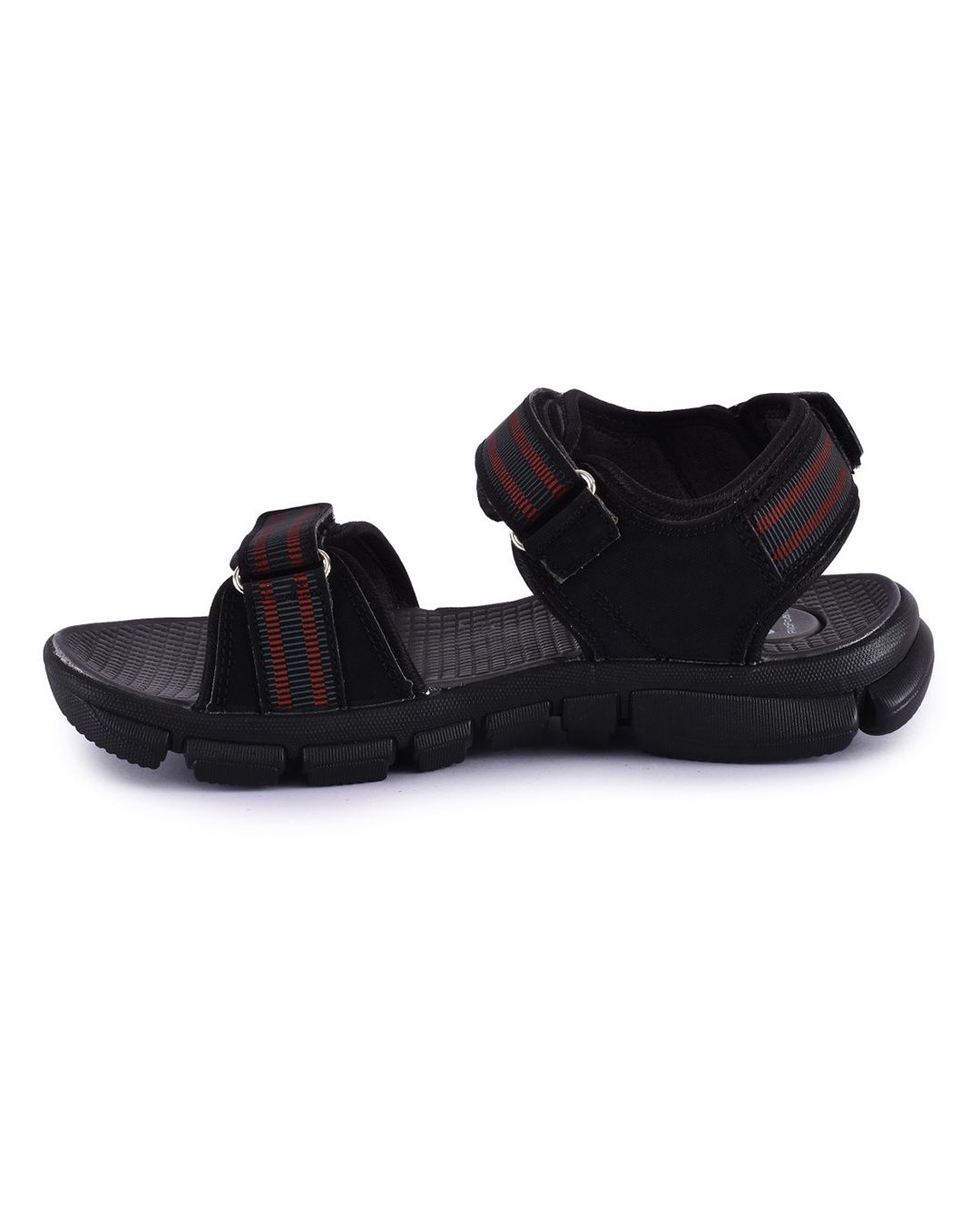 Shop Men's Black Xperia 2 Striped Sandals-Back