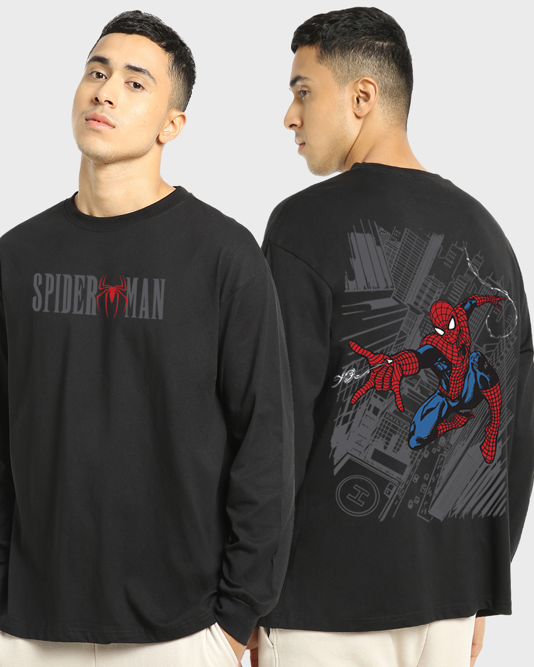 Buy Men's Black  Slinger Graphic Printed Oversized Tshirt Online at