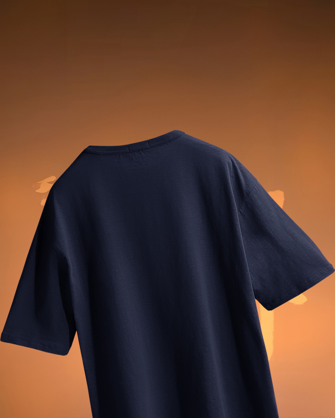 Shop Men's Blue Air Nomads Varsity Graphic Printed Oversized T-shirt-Back