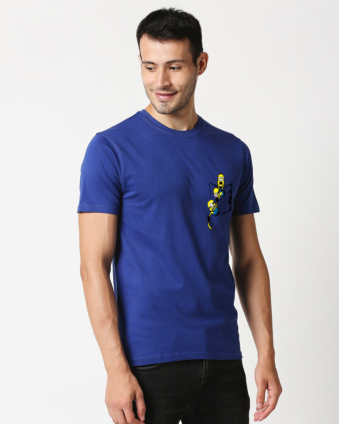 Shop Men's Blue Banana Love Printed T-shirt-Back