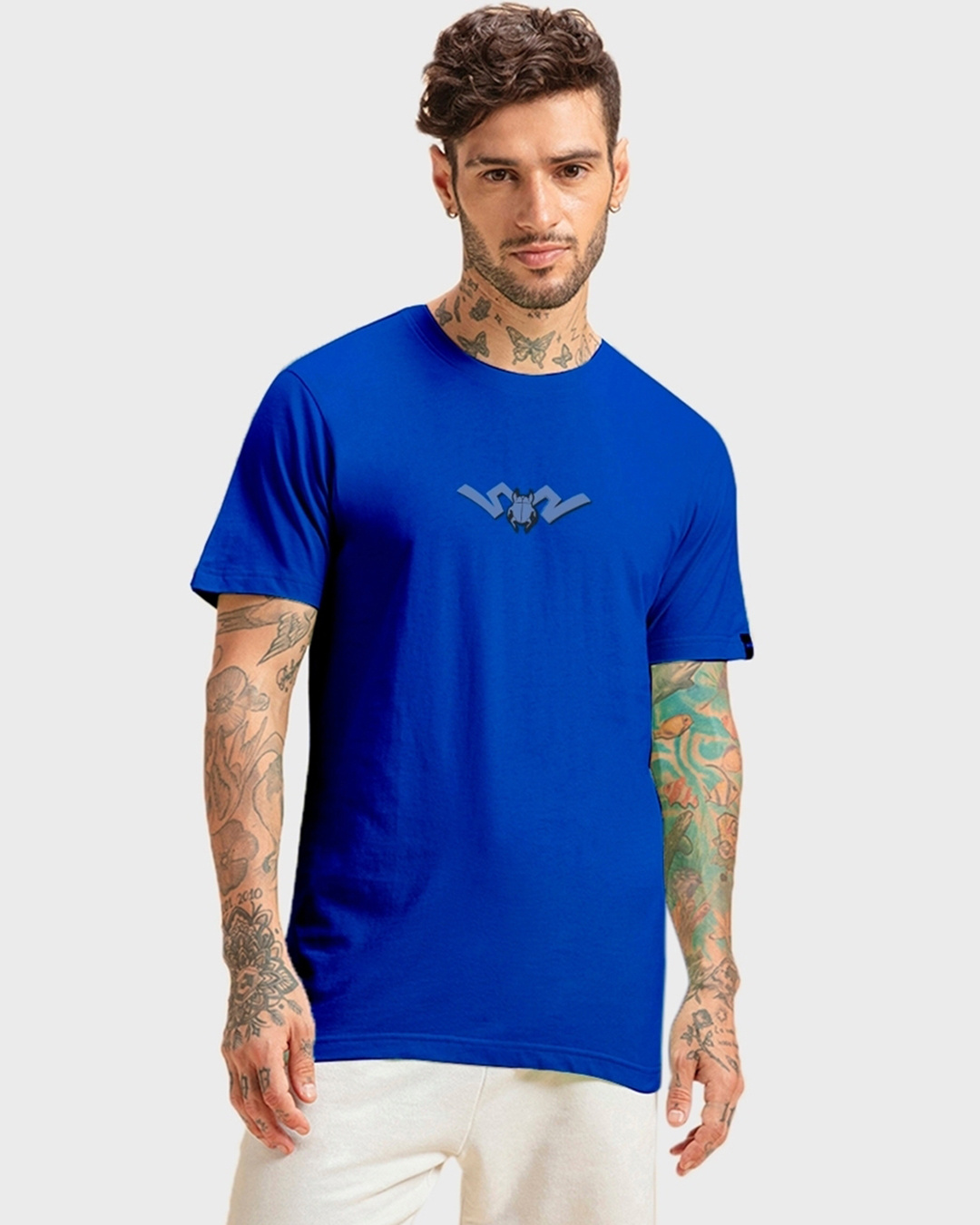 Shop Men's Blue Beetle Graphic Printed T-shirt-Back