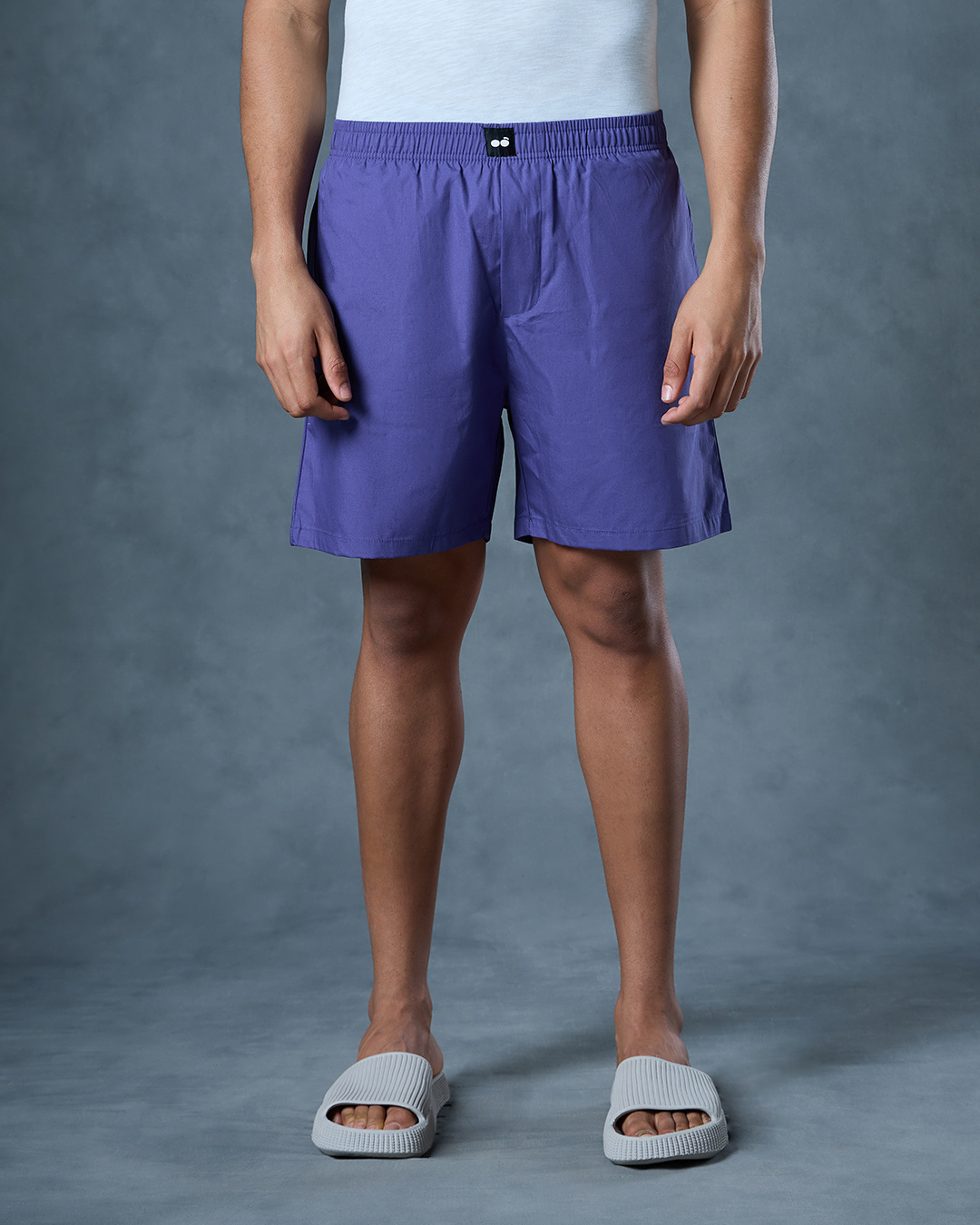 Shop Men's Blue Boxers-Back