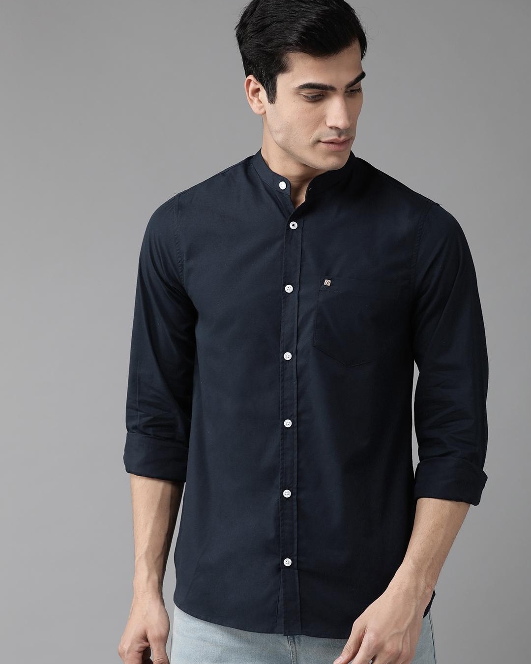 Buy Men's Blue Casual Shirt Online at Bewakoof