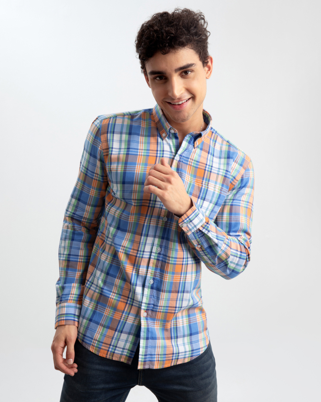 buy-men-s-blue-checked-shirt-for-men-blue-online-at-bewakoof