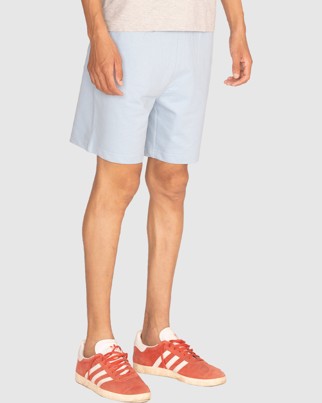 Shop Men's Blue Cotton Lounge Shorts-Back