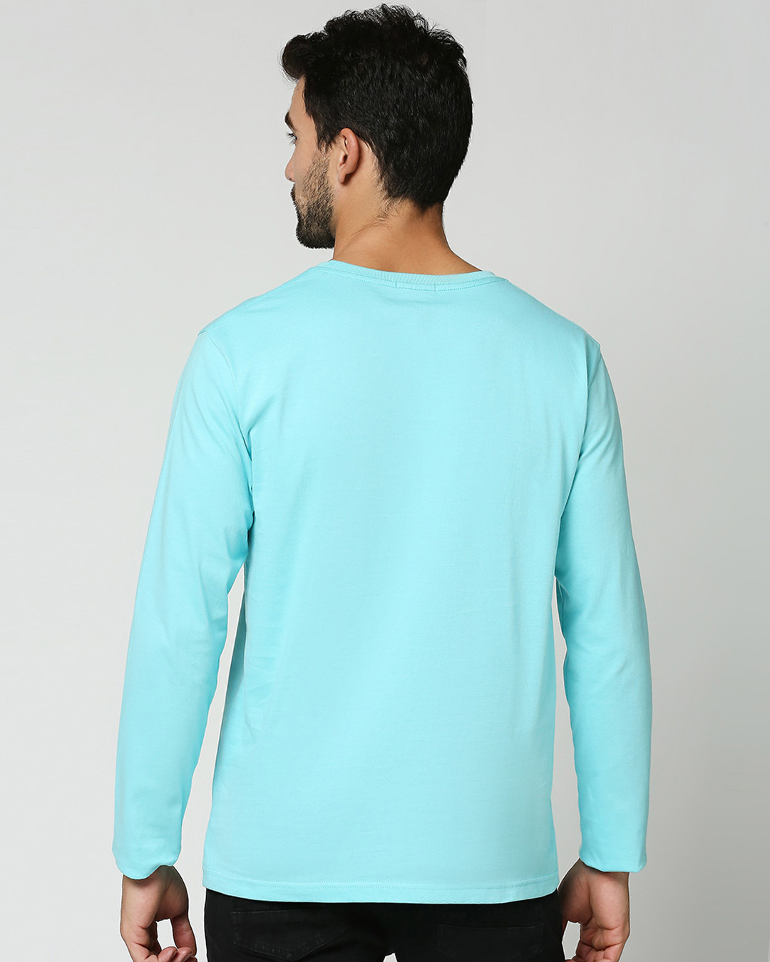Shop Men's Blue Garfield Graphic Printed T-shirt-Back