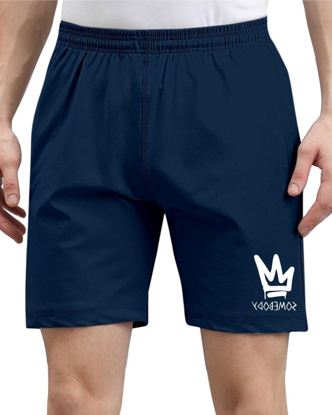 Buy Men's Blue Graphic Printed Shorts Online at Bewakoof