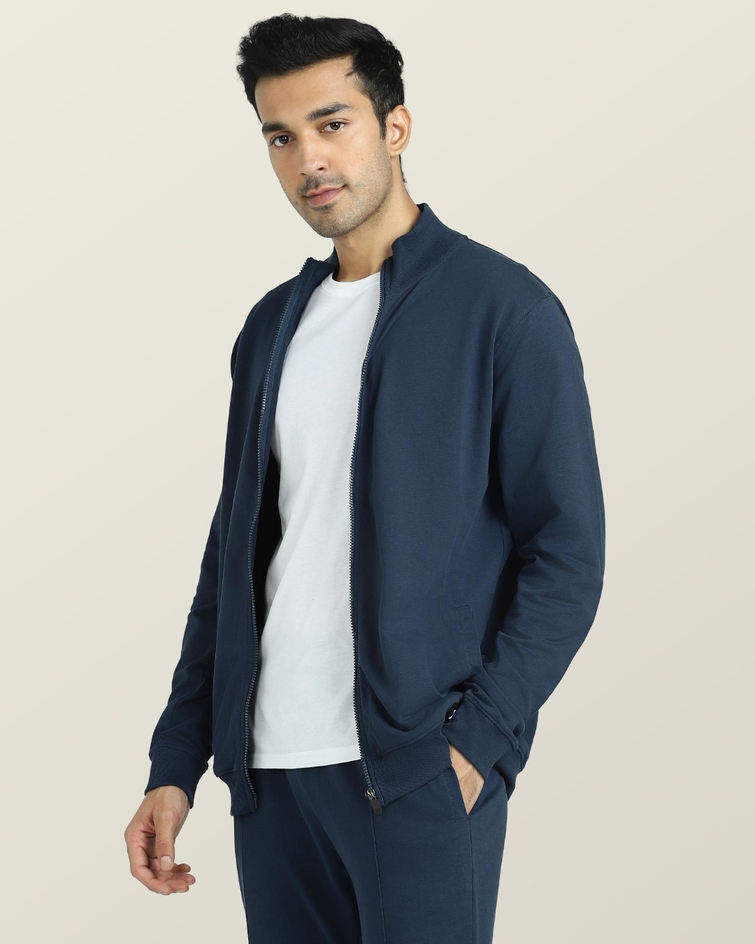 Shop Men's Blue Jacket-Back