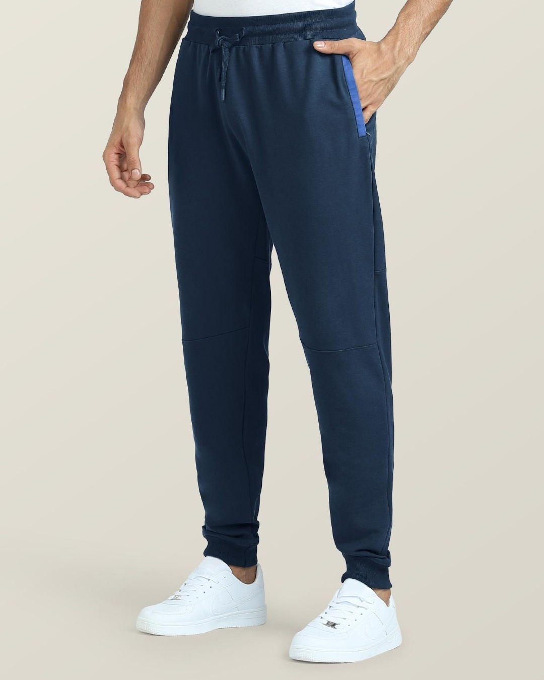 Buy Men's Blue Joggers for Men Blue Online at Bewakoof