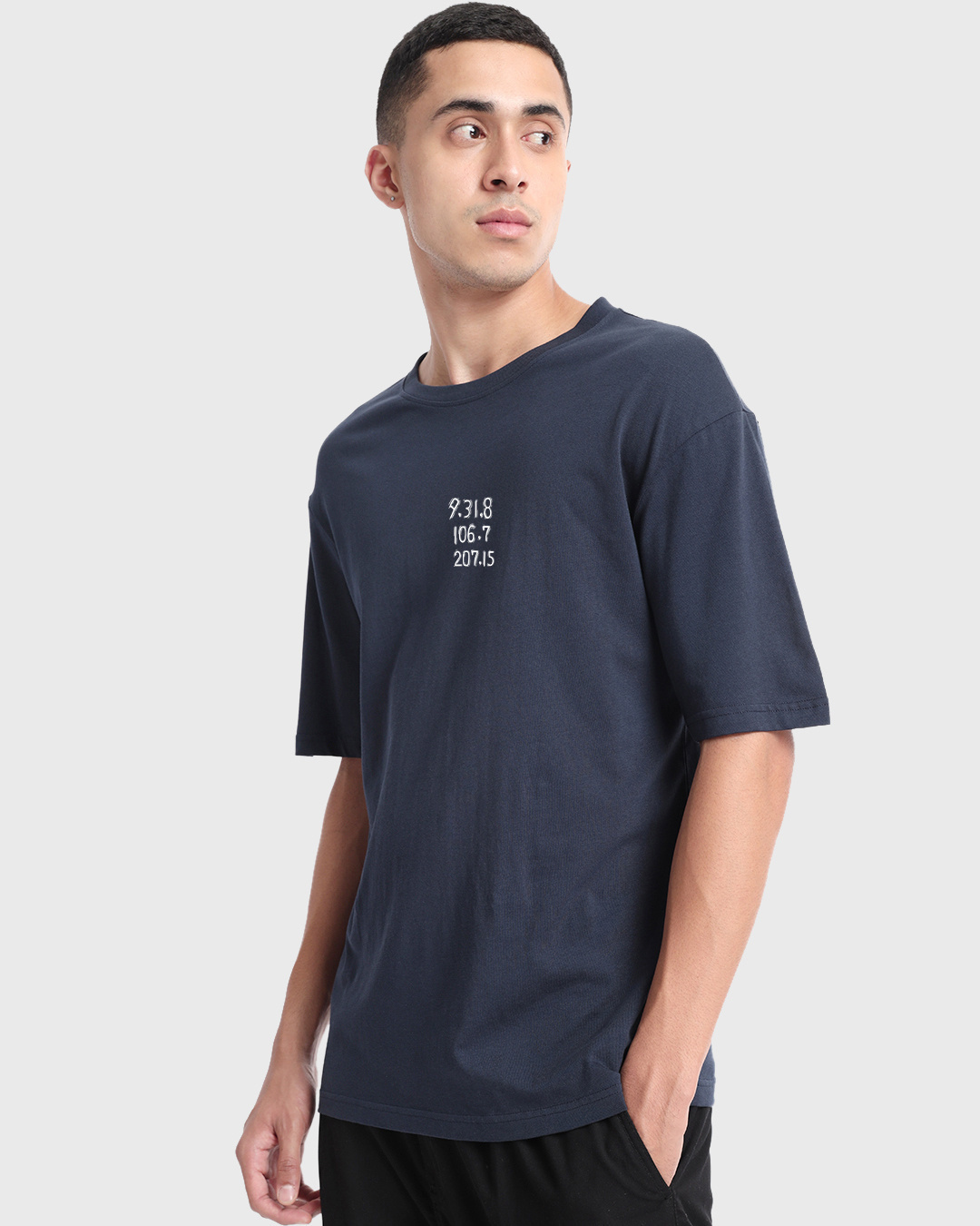 Shop Men's Blue Legend Jiraiya Graphic Printed Oversized T-shirt-Back