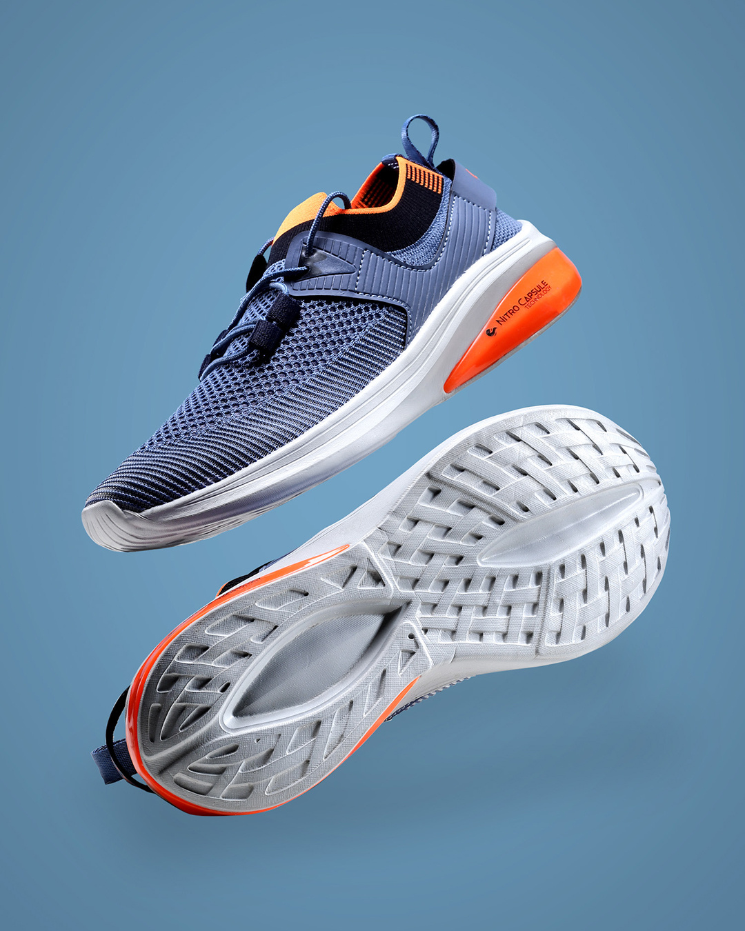 mens blue walking shoes