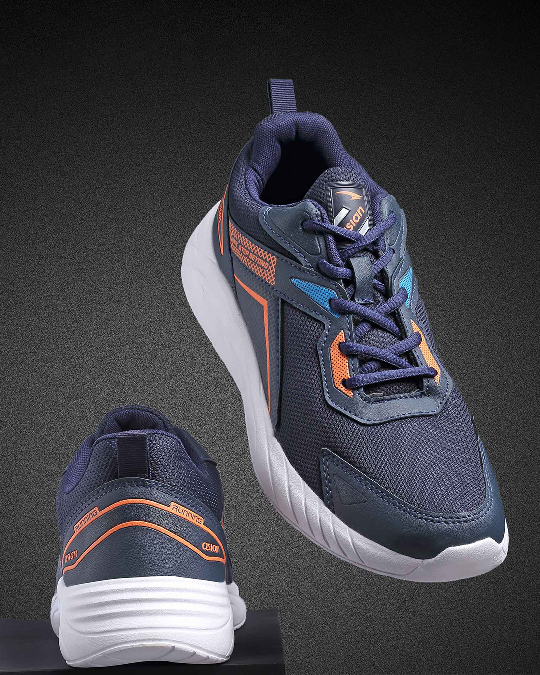 mens blue walking shoes