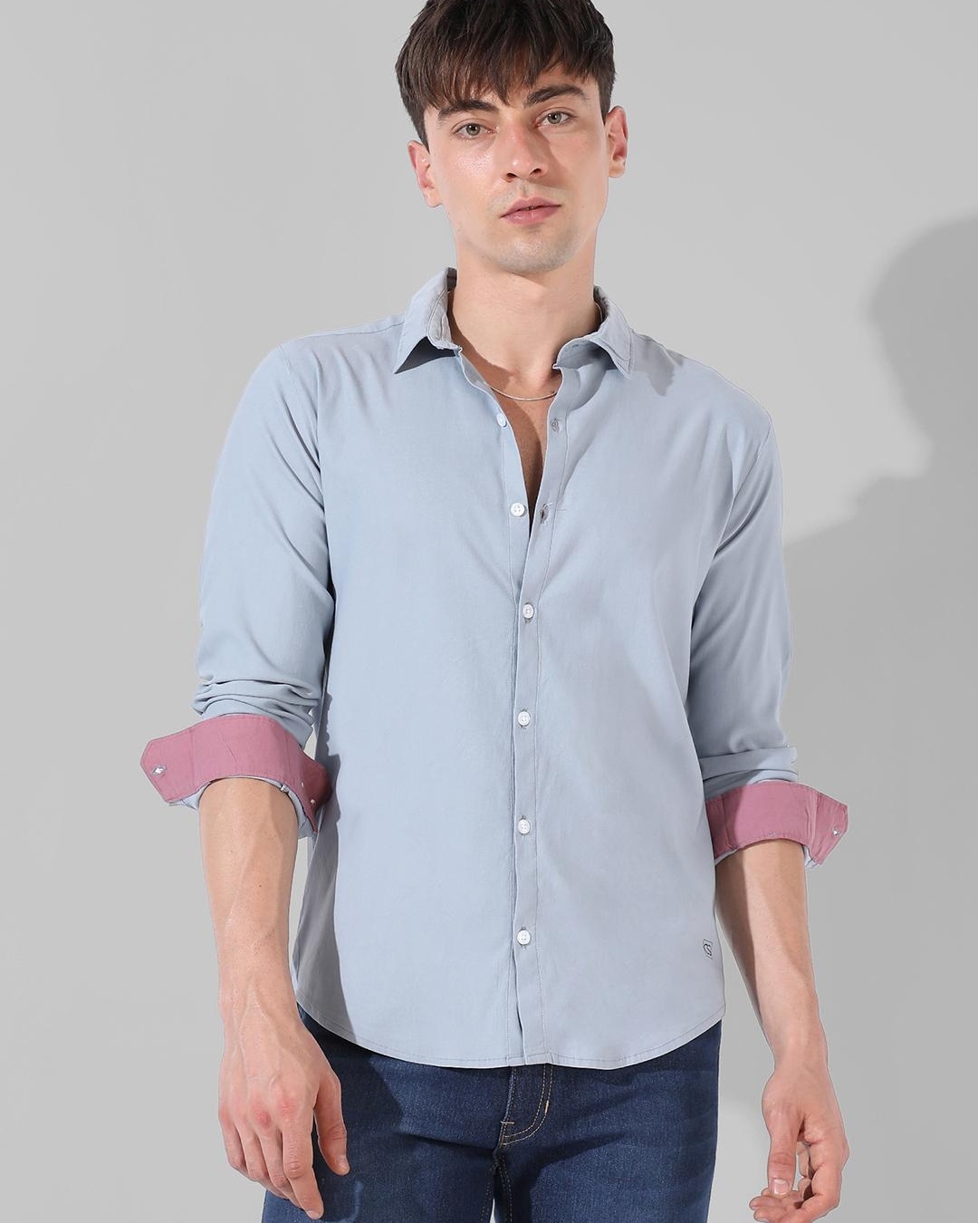 Buy Men's Blue Shirt for Men Blue Online at Bewakoof