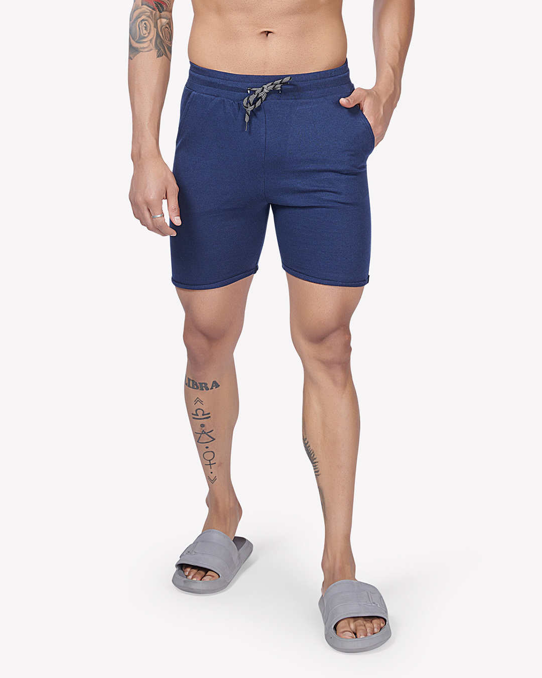 Shop Men's Blue Shorts-Back