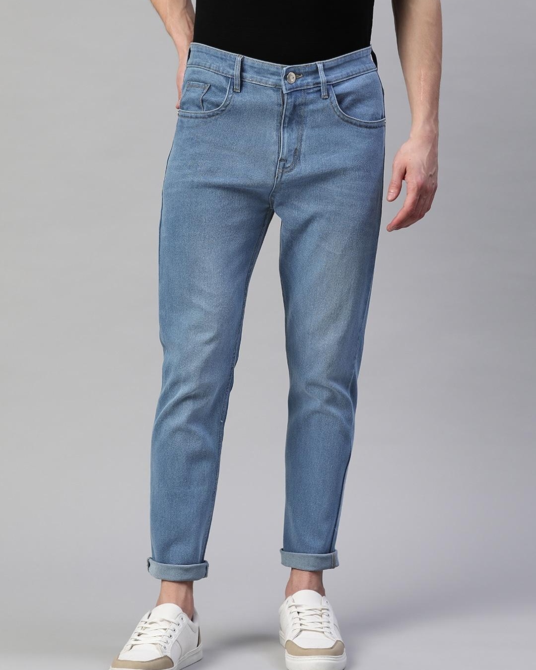 Buy Men's Blue Slim Fit Jeans Online at Bewakoof