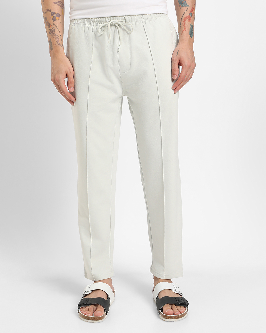 Shop Men's Barely Blue Track Pants-Back