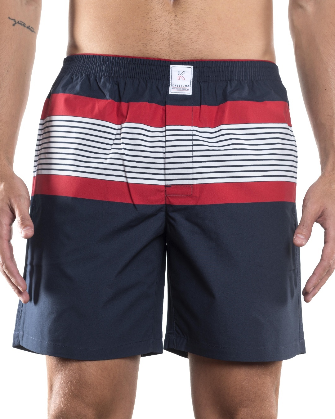 Buy Men's Blue Striped Boxers Online in India at Bewakoof