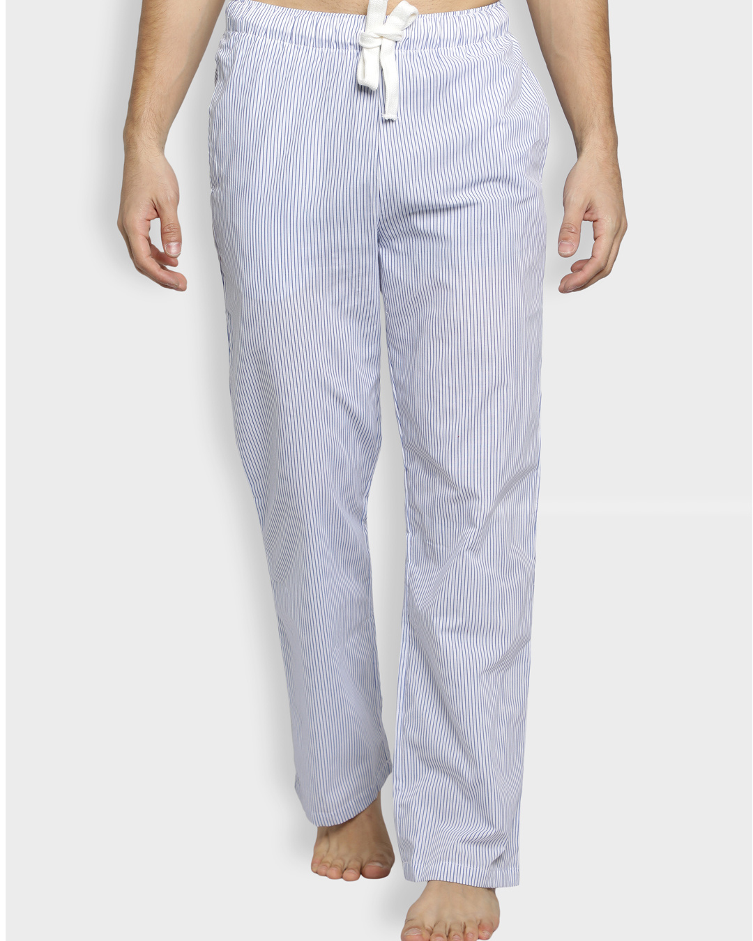 Buy Men's Blue Striped Pyjamas Online in India at Bewakoof