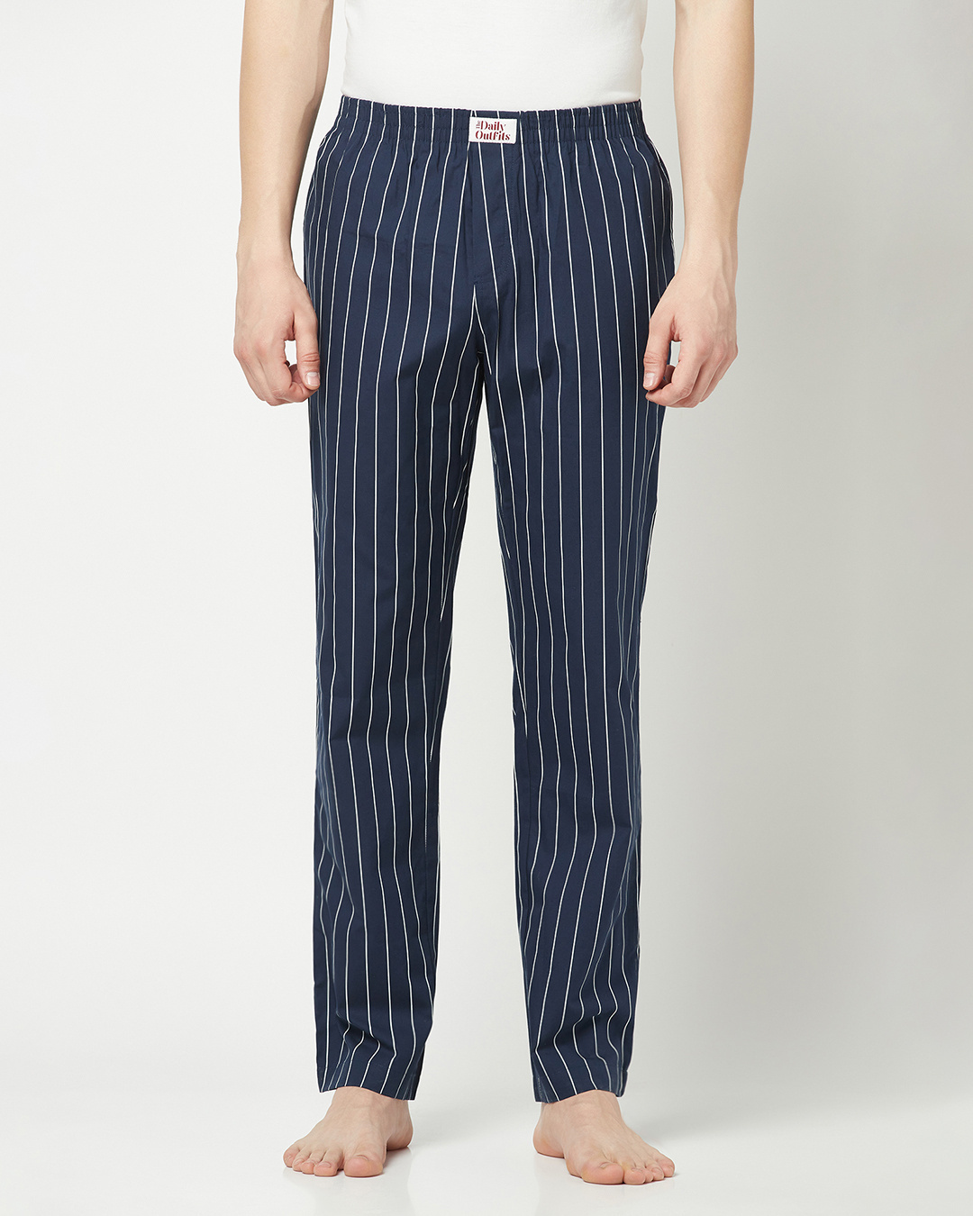 Buy Men's Blue Striped Pyjamas Online in India at Bewakoof