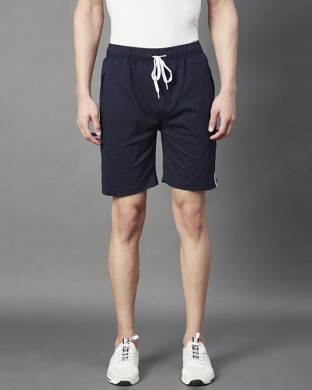 Buy Men's Blue Striped Shorts Online at Bewakoof